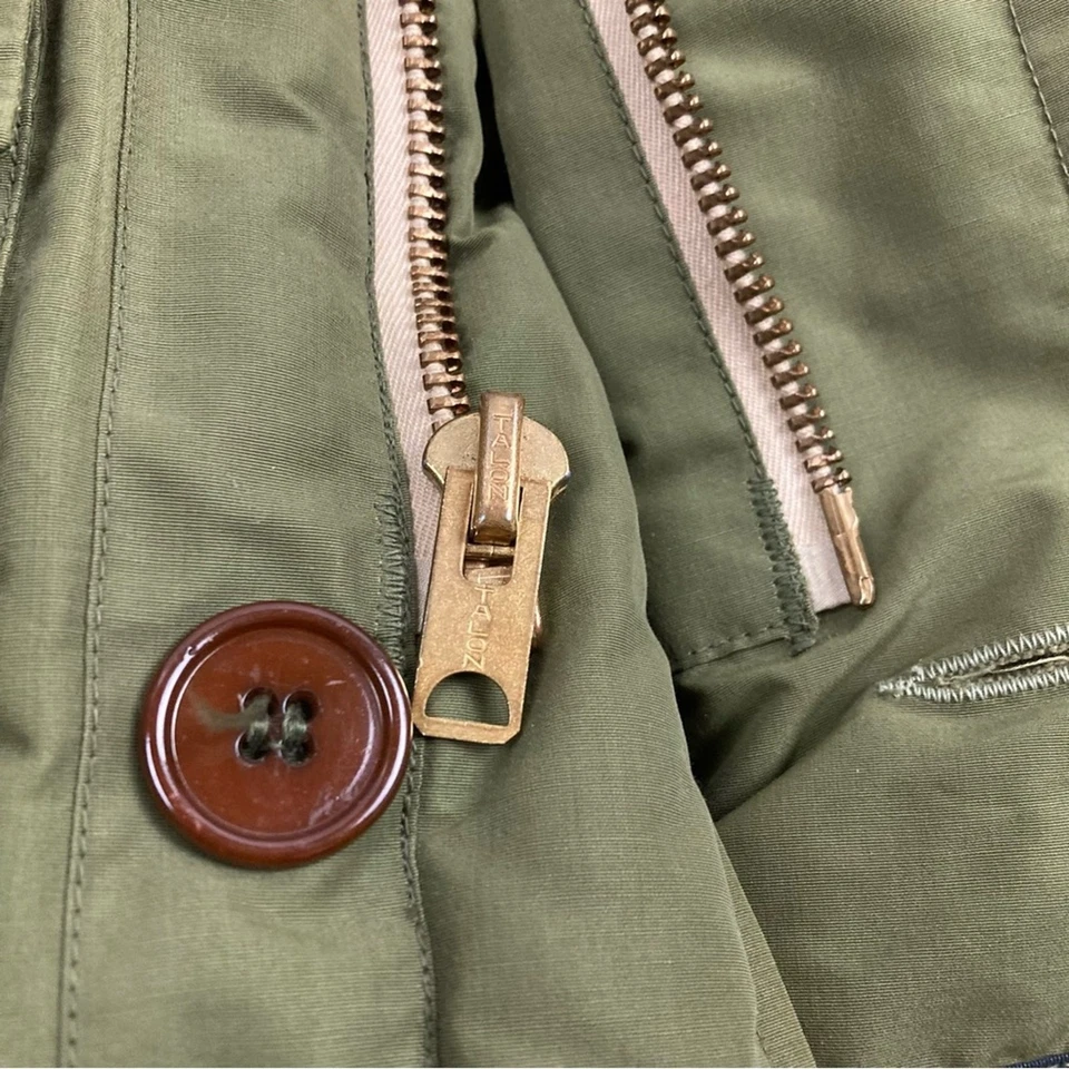 Vintage 60s Bauer Down Blizzard Proof Puffer Jacket XL Green - Image 4 of 4