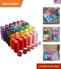 72 PCS Sewing Thread Assortment, 36 Color Thr...