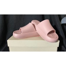 Beach Slides by J/Slides Squish Pink EVA Platform Sandals Womans Size 10 New Box