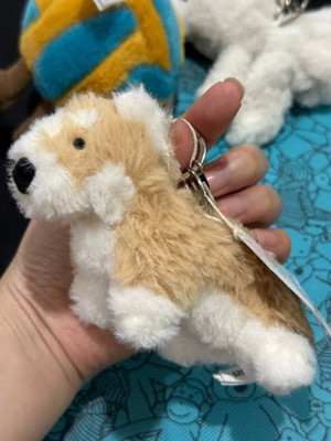ジェリーキャット ベティ コーギー バッグチャーム キーホルダー Jellycat Betty Corgi Plush Keychain Soft Dog Bag Charm Cute