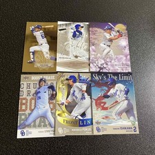 BBM Chunichi Dragons 6-Card Insert Set Fukuda, Umezu, Kyoda, R. Wada, Shuhei, T