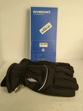 3M rivmount Winter Gloves Mittens Black Size M