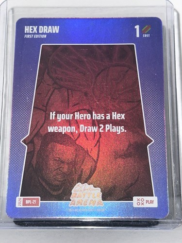 HEX DRAW Play Card BPL-21 SP Foil Bo Jackson Battle Arena 2026