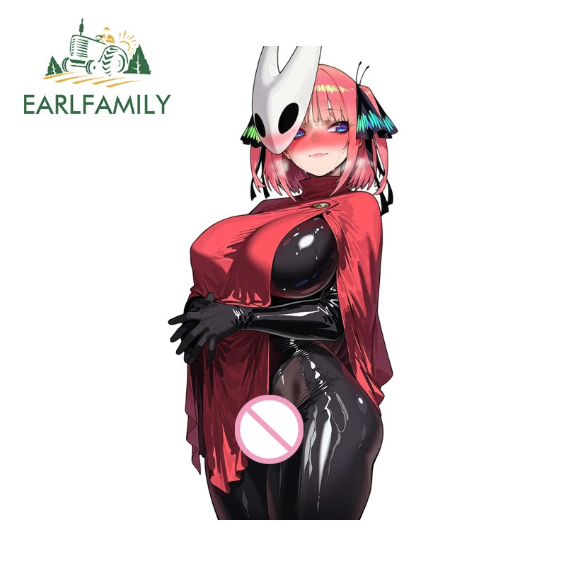 EARLFAMILY 5.1'' Shy Hornet Cosplay Vinyl Decal Suitcase Motorcycle Anime Helmet thumbnail 2