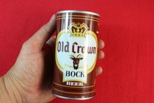 Old Crown Bock Beer Can Air Sealed Nice
