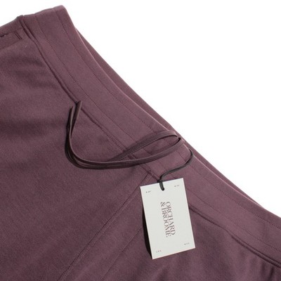 Orchard & Broome NWT Canal Joggers / Sweatpants Size XXL US In Mulberry Purple