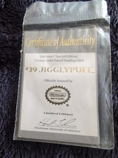 Jigglypuff [Gold Plated] #39 Prices | Pokemon Burger King | Pokemon Cards