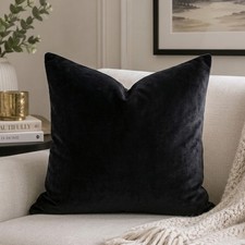 Image of Plush Velvet Cushion Covers Sofa Pillow Cases Soft Cushion Cover 16 18 20 22 24"