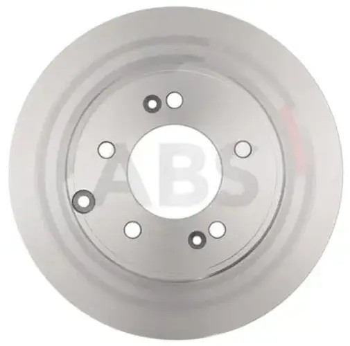 2x Brake disc solid 18238 A.B.S. for HYUNDAI KIA