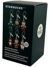 2025 Starbucks Holiday Bearista - Surprise Blind Box Lid Stopper Keychain
