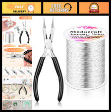 26 Gauge Jewelry Making Wire 328.1FT, Tarnish Resistant Copper, Craft Pliers S