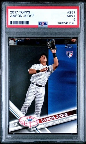 2017 Topps AARON JUDGE #287 PSA 9 MINT ROOKIE