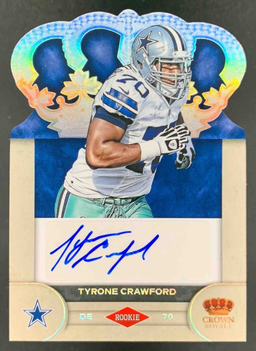 Tyrone Crawford Panini Crown Royale Rookie Signatures #90 Base