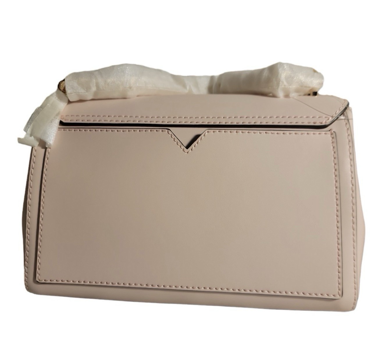 Michael Kors Powder Blush Medium Shoulder Bag with Strap Accent & Gold Hardware thumbnail 3