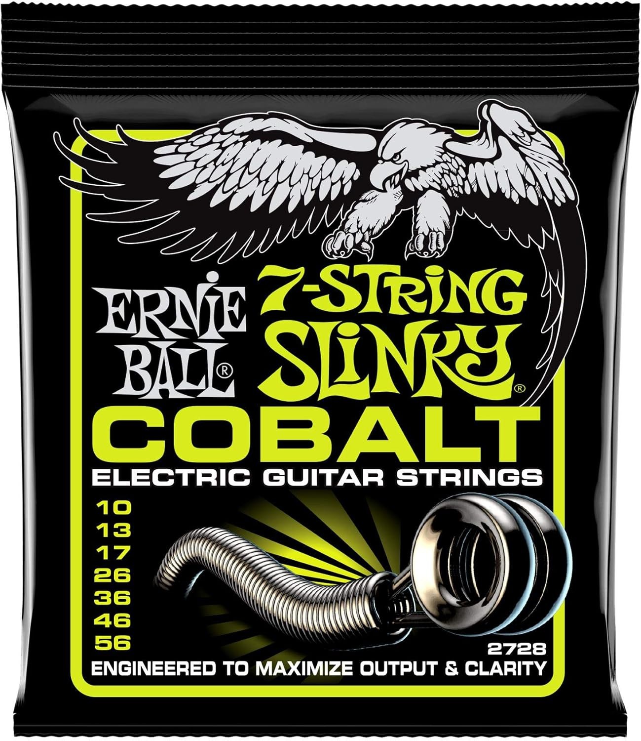 Ernie Ball Regular Slinky Cobalt 7-String Electric Guitar Strings - 10-56 Gauge