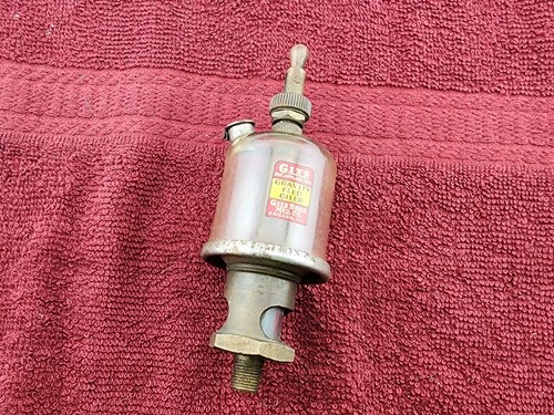 Vintage Gits Gravity Feed Oiler, 1/8" Pipe Thread