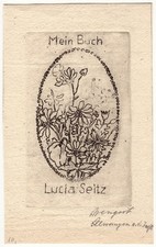 EDUARD WENGERT: Exlibris f�r Lucia Seitz
