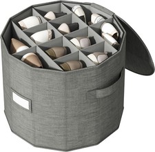Shoe Organizer for Closet - Cylindrical Shoe Storage Organizer
