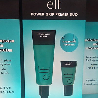 e.l.f. Power Grip Primer Duo Hydrating Face Primer Set Jumbo + Travel Size