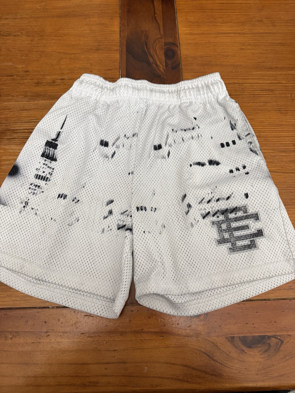 Eric Emanuel EE Basic Shorts White Skyline Medium… - image 1