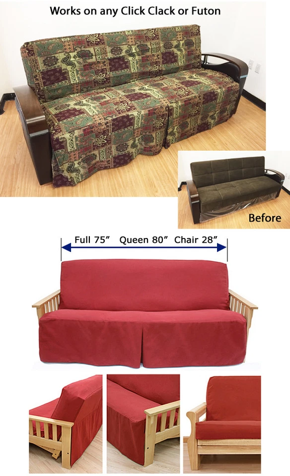 Full Click Clack Futon Cover sku: Slipcover Casablanca 619 - Image 2 of 2