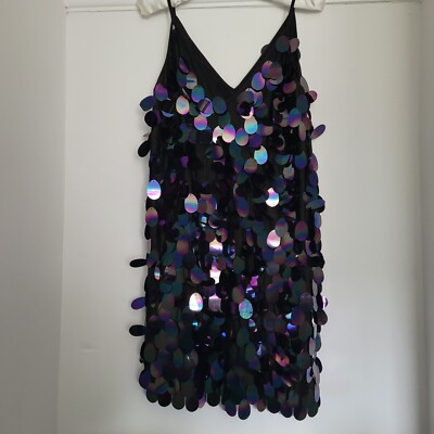 Sparkly Dress Jumbo Sequin Holographic Iridescent Festival Oil Slick Glitter Jun | eBay UK Sparkly Dress Jumbo Sequin Holographic Iridescent Festival Oil Slick Glitter Jun | eBay UK