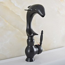 Oil Rubbed Bronze Bathroom Sink Faucet Vanity Basin Mixer Tap Single Handle
