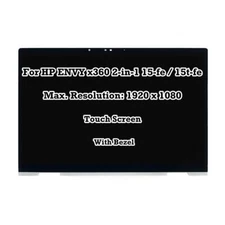 LCD Touch Screen Display Assembly+Bezel For HP ENVY x360 15-fe0008TX 15-fe0001TX