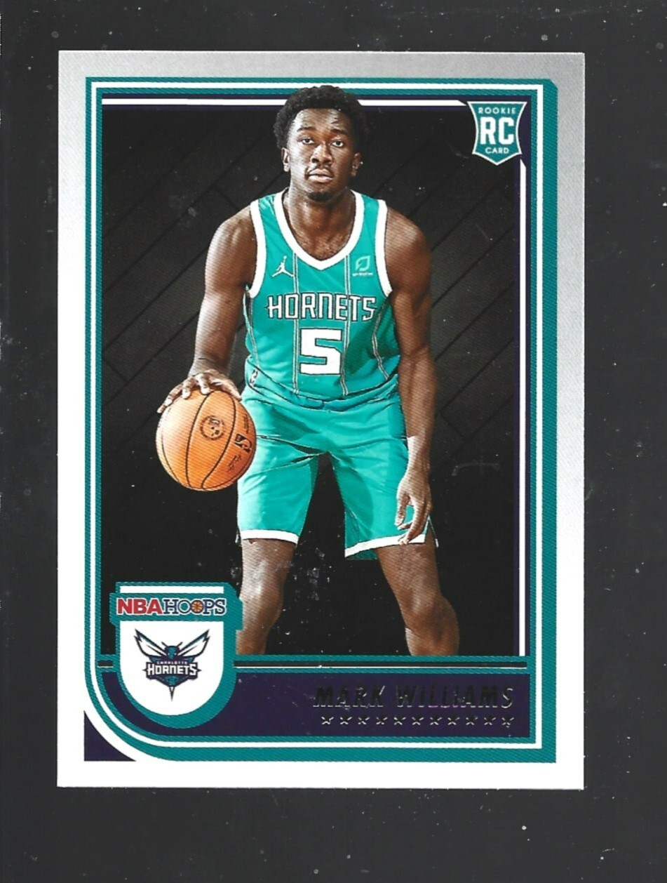 2022-23 Panini NBA Hoops #245 Mark Williams RC, Charlotte Hornets