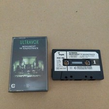 Ultravox Monument soundtrack 6 track live UK cassette tape