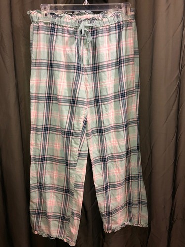 Ambrielle Loungewear Green Plaid Pajama 