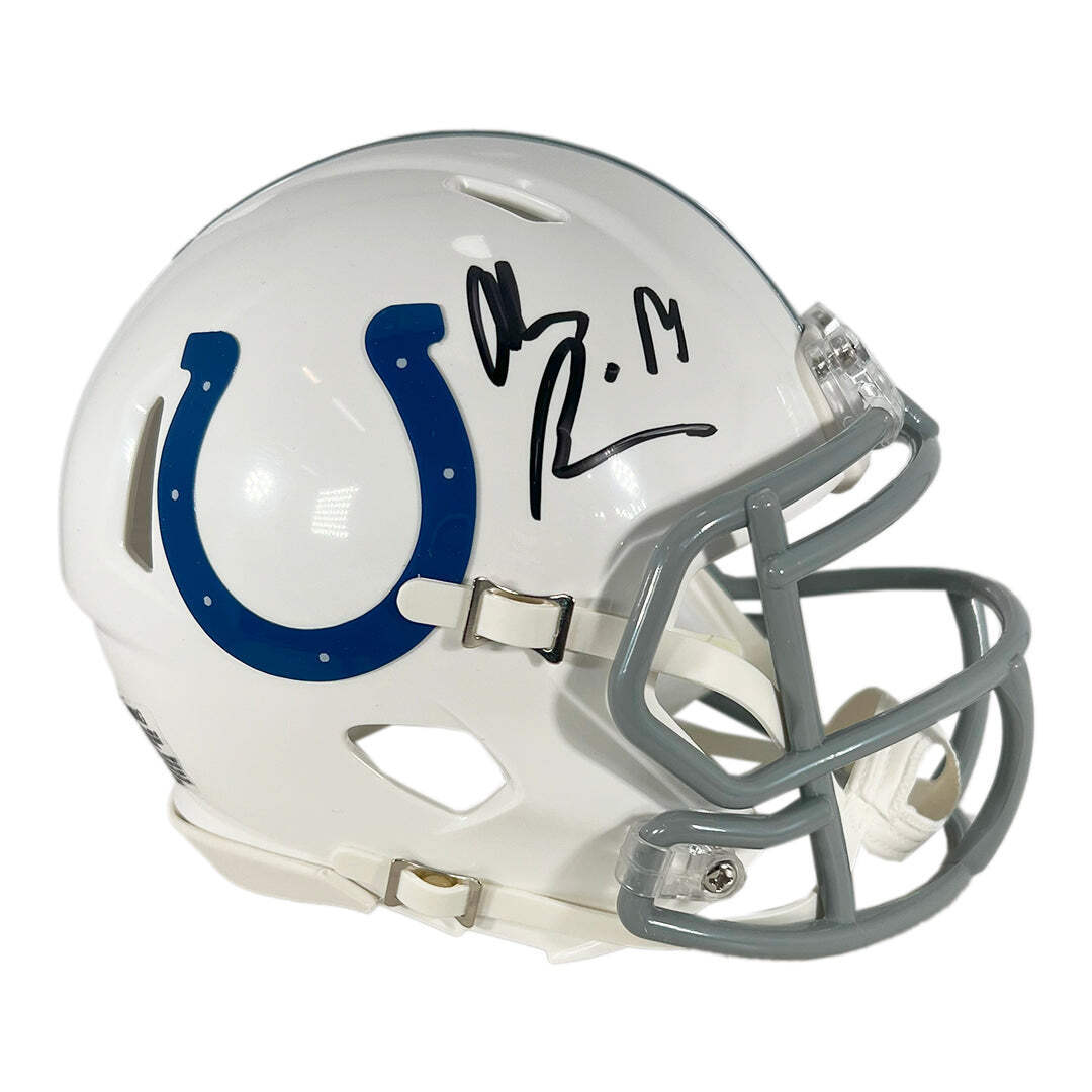 Alec Pierce Signed Indianapolis Colts Speed Mini Football Helmet