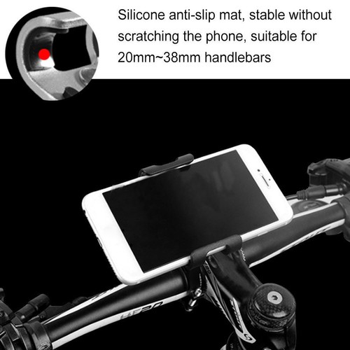 Support Téléphone Portable Vélo Trottinette Métal Support Téléphone Vélo Rotation 360° Guidon - Photo 4 sur 13