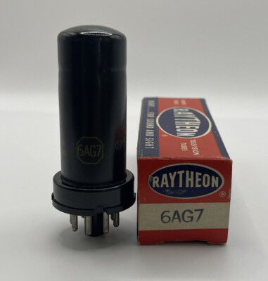 Raytheon 6AG7 Vintage Electron Tube NOS Amplifier Radio Valve