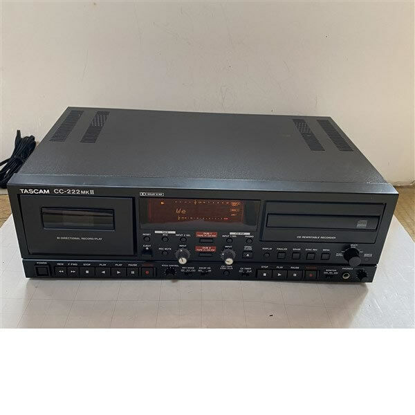 Tascam CC-222 MKII CD Recorder Cassette Deck Good Working Tascam CC-222 MKII CD Recorder Cassette Deck Good Working