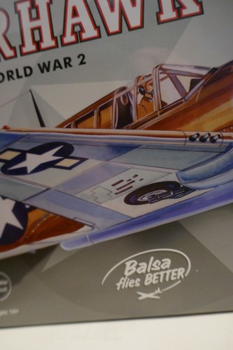 Guillows Authentic Scale 27 7/8th Wings Span P-40 Warhawk 405LC Balsa Flying - Picture 8 of 24