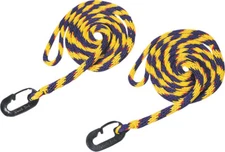 AIRHEAD Kwik Tek PWCD-2 PWC Dock Line 2 Pack w/ Snap Hooks Boat Jet Ski Anchor