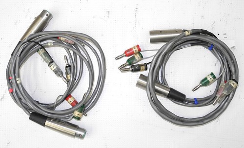Large Lot 28 XLR TRS RCA Elco Lugs - Banana Plug Test Cables Pro Audio Repair TW - Picture 7 of 10