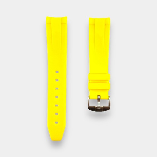 Rubber Curved End Fit Watch Strap Band Made For Rolex Daytona 116500LN 116520 - Picture 58 of 85