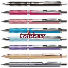 Pentel EnerGel Alloy RT Roller Ball Metal Gel Pen BL407 0.7mm Medium LR7 Refill
