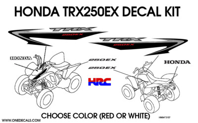 Wicked Weasel 2008・2009カタログ2冊とロゴステッカー2枚 2008 Honda TRX250EX Decal Graphic Sticker OEM kit Plastic Set 250