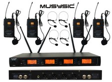 4-channel Uhf Diversity Wireless Lavalier Microphone System (4x40 Fq) Mu-udx4-ll