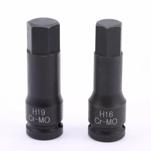 10Pcs Impact Hex Bit Socket Set 1/2" Drive Hexagon Allen Key H5-H19 Tools Kit - Picture 9 of 12