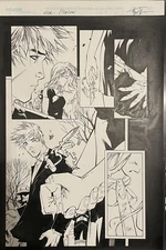 VICE #2 pg. 11 Published Art page by Tyler Kirkham, Top Cow Comics