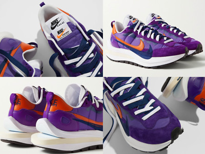 SACAI X NIKE VAPORWAFFLE MESH TRAINERS SNEAKERS SCHUHE TURNSCHUHE DARK IRIS 45