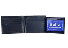 Bullz Genuine leather Bifold Wallets For Men Slim Compact Mens Wallet