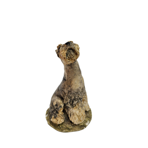 Stef Schnauzer figurine Designed handmade in England 3.5" dog puppy