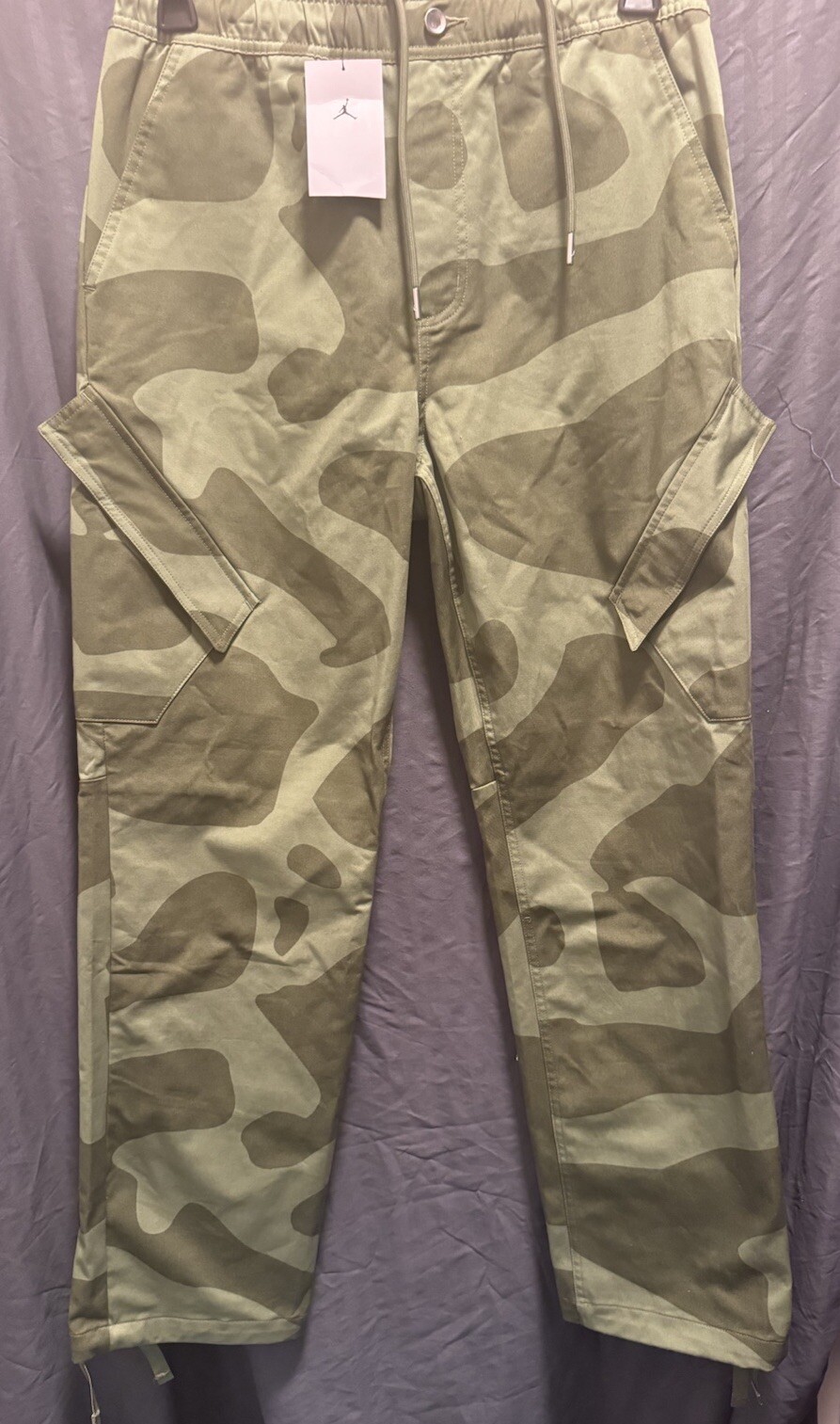 Nike Jordan Essentials Chicago Cargo Pants Green  Men’s Size M FD7455 340 $120 image 2
