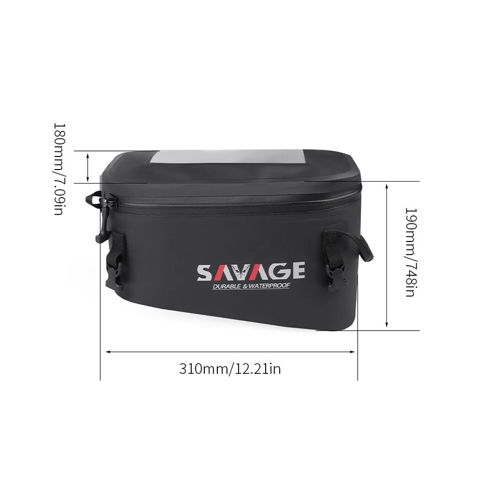 Ferramenta de bagagem à prova d'água armazenamento combustível gasolina saco tanque para BMW S1000R S1000XR 2015-25 - Imagem 4 de 4