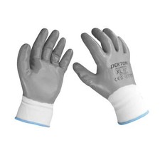 Dekton Size 10 Plumbers Nitrile Coated Gloves
